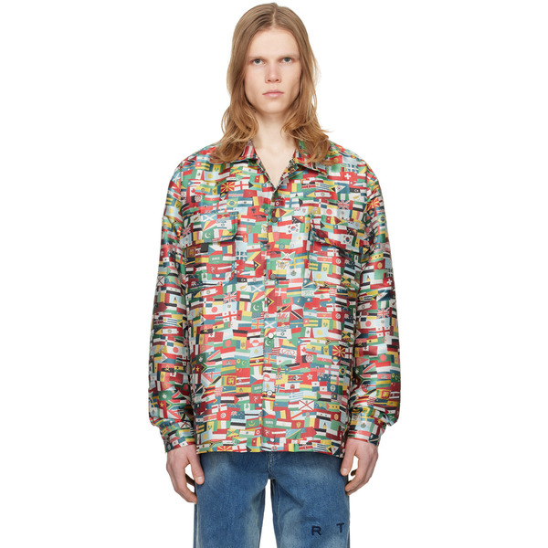  Rta Multicolor Chest Pockets Jacket 