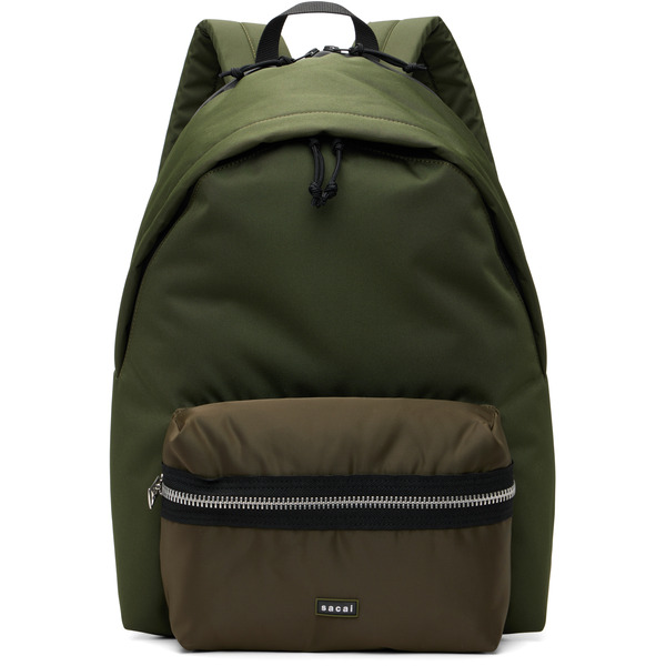  Sacai Khaki Pocket Backpack 