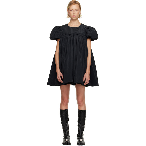  Sandy Liang Black Miyo Minidress 