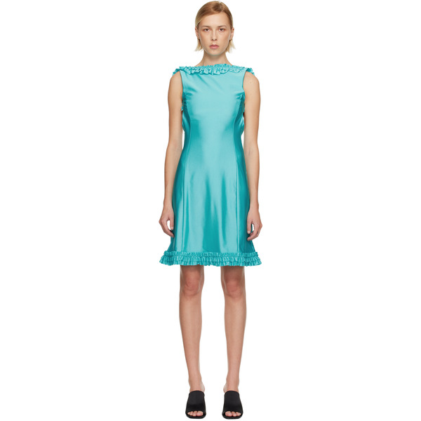  Sandy Liang Blue Prim Midi Dress 