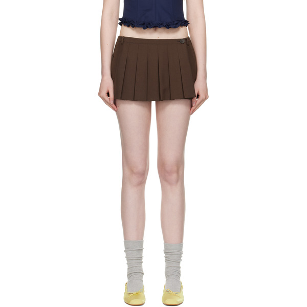  Sandy Liang Brown Bunny Skort 