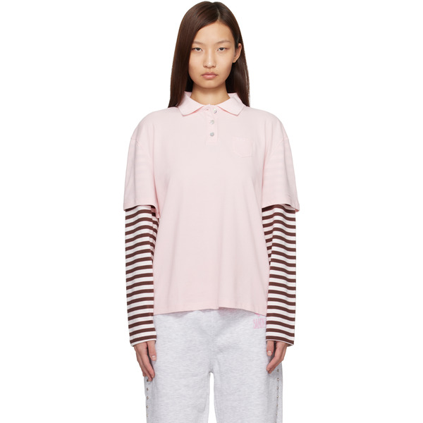  Sandy Liang Pink Dew Polo 
