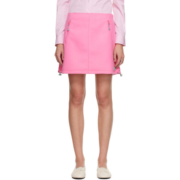  Sandy Liang Pink Polar Miniskirt 