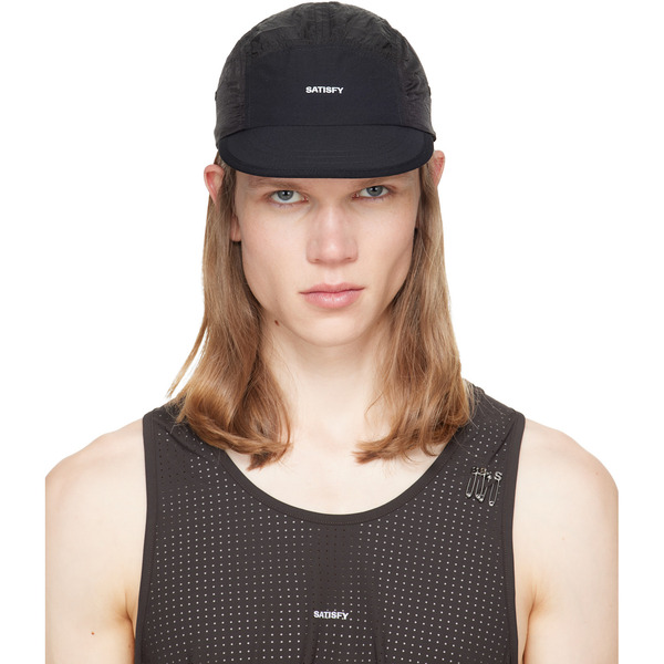 Satisfy Black Rippy Trail Cap 