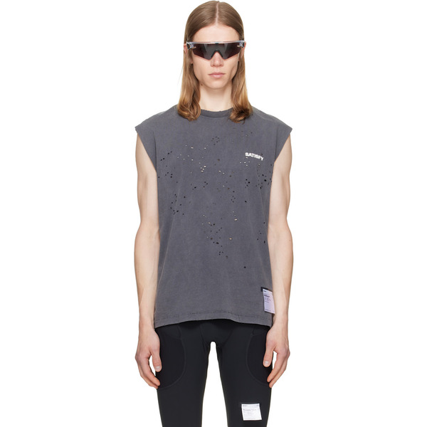  Satisfy Gray Mothtech Muscle Tank Top 
