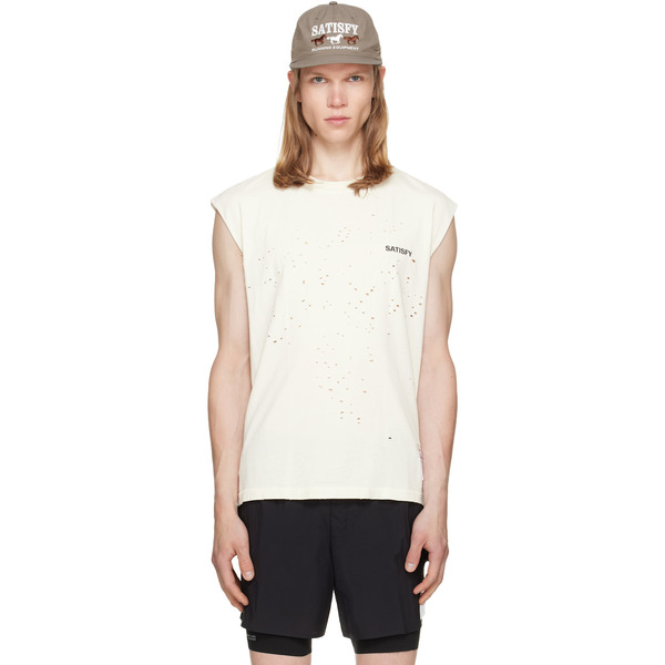  Satisfy Off-white Mothtech Muscle Tank Top 