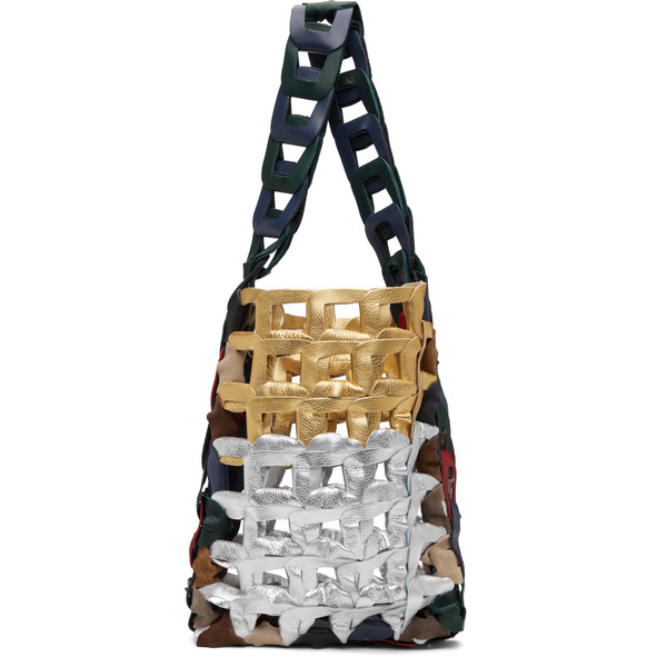  Sc103 Multicolor Links Medium Tote 