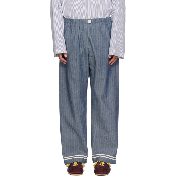  Sc103 Navy Banner Trousers 