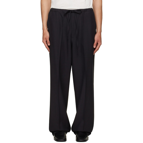  Second/layer Black Baggy Primo Trousers 