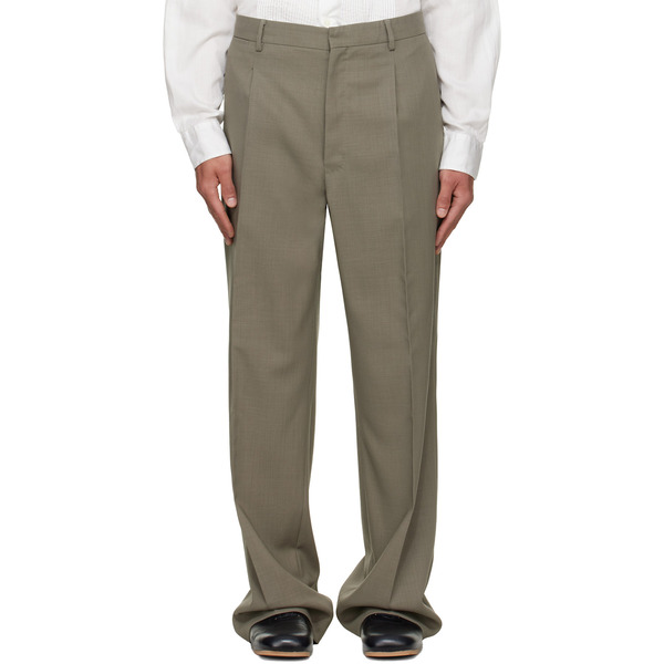  Second/layer Gray Tio Trousers 