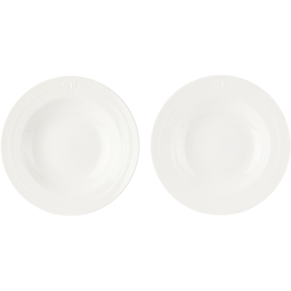  Service Projects White Métier Sp Embossed Bowl Set 