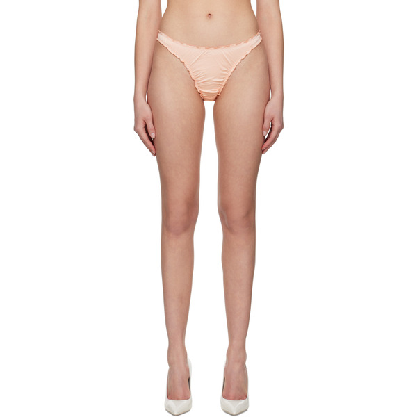  Shadowplay Pink Ruffled Thong 