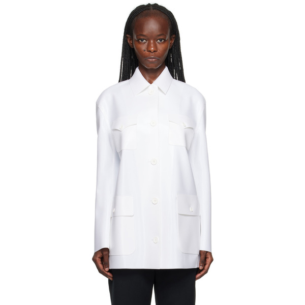  Shang Xia White Iconic Jacket 