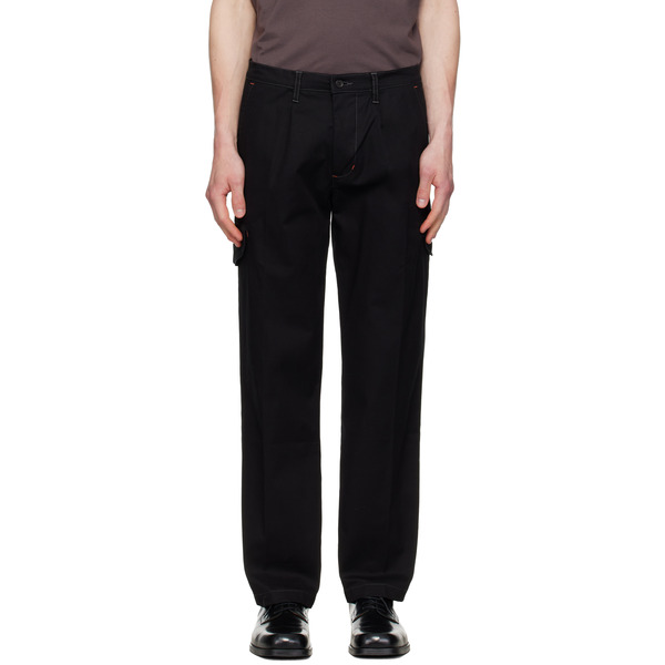  Silas Black Work Trousers 