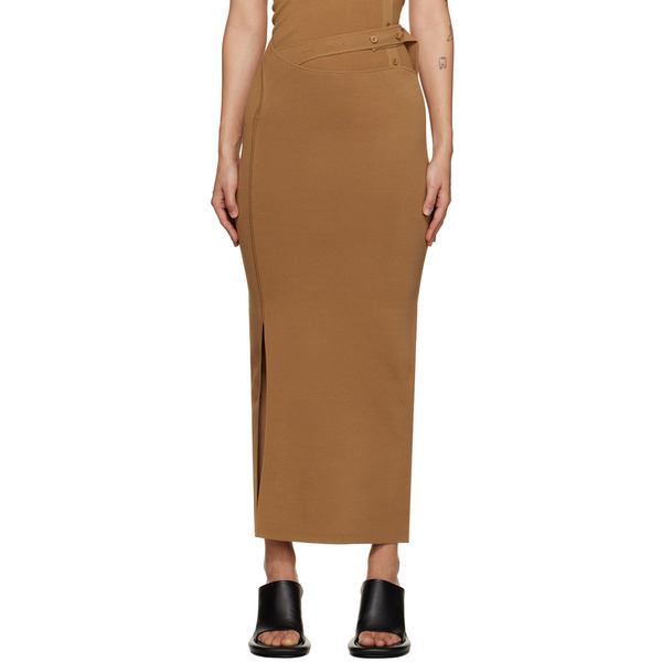  Sir. Brown Nadja Button Maxi Skirt 