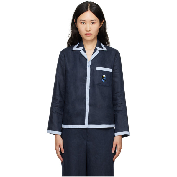  Sleeper Navy Garrick Shirt 