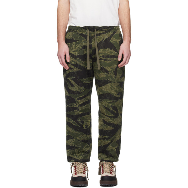  South2 West8 Khaki String Slack Trousers 
