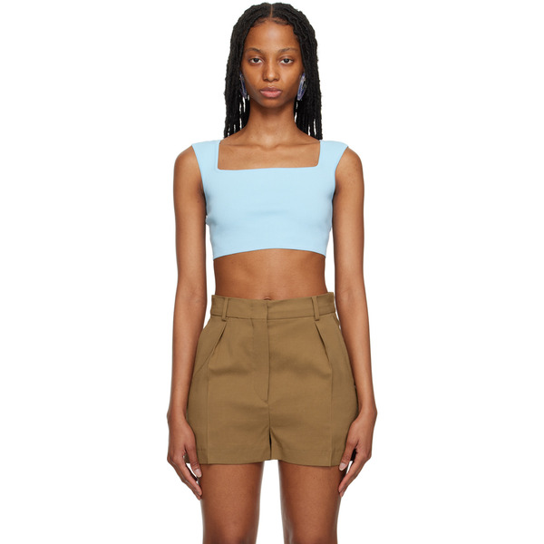  Sportmax Blue Fulmine Tank Top 