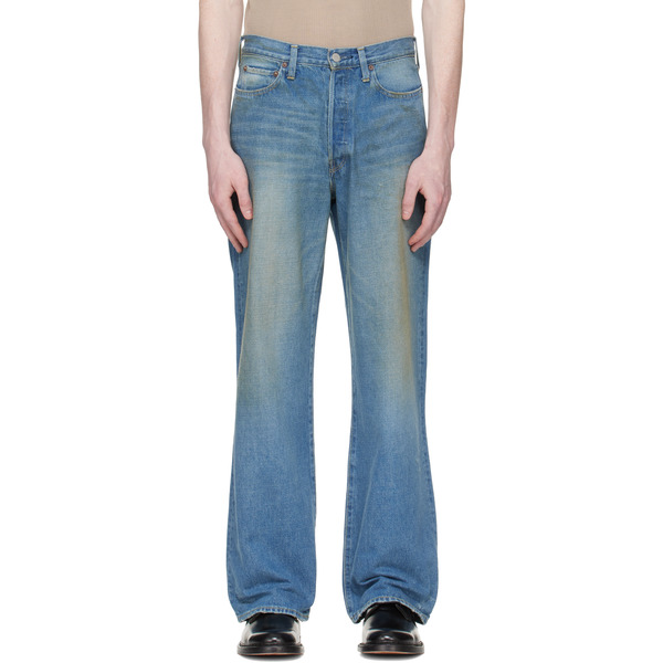  Ssstein Blue Loose Jeans 