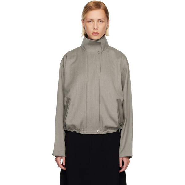  St. Agni Gray Oupa Flight Jacket 