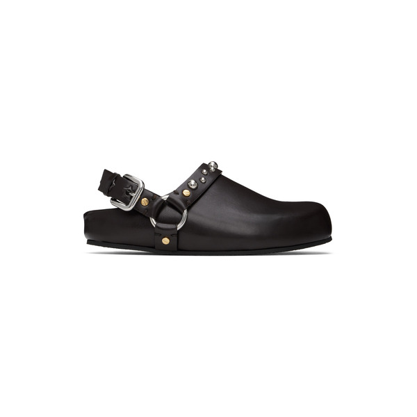  Stella Mccartney Brown Elyse Studded Clogs 