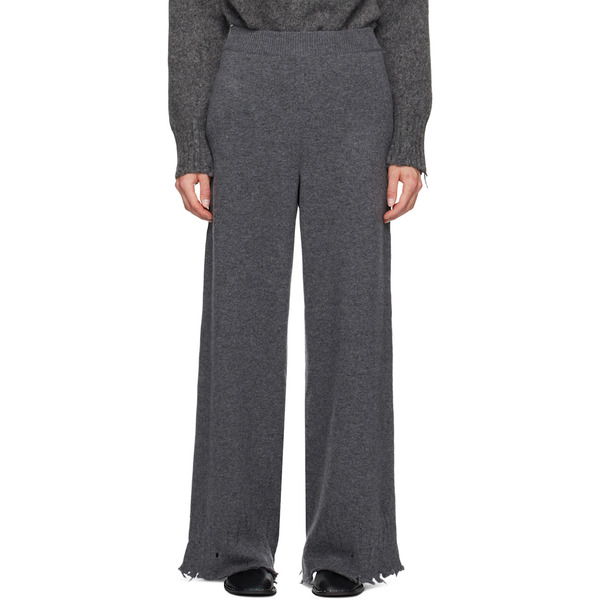  Stella Mccartney Gray Flared High-rise Trousers 