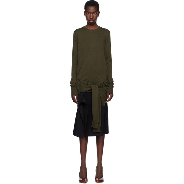  Stella Mccartney Khaki Mixed Wool Sweater 