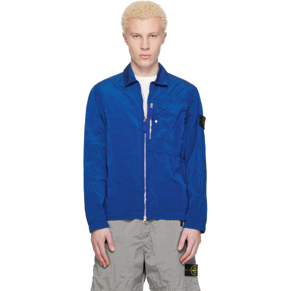  Stone Island Blue 1200038 Nylon Metal Econyl® Jacket 