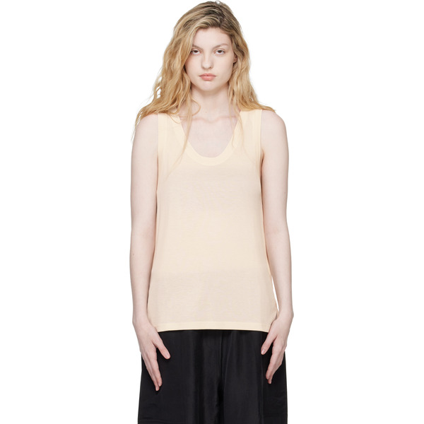  Studio Nicholson Beige Votan Jersey Tank Top 