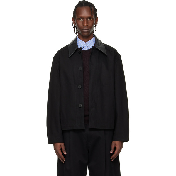  Studio Nicholson Black Aaron Levine Edition Dover Jacket 