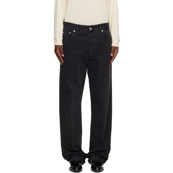  Studio Nicholson Black Barra Jeans 