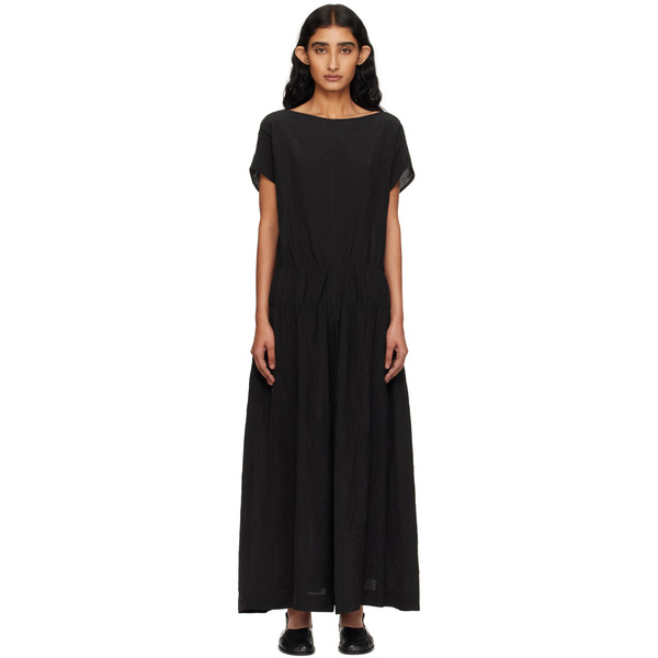  Studio Nicholson Black Simos Midi Dress 
