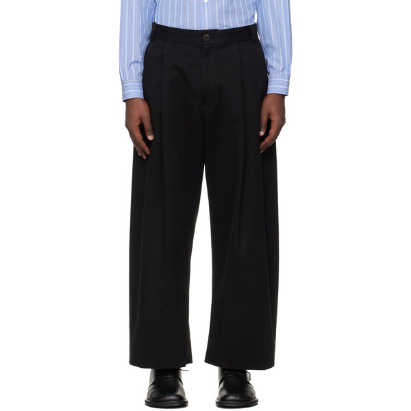  Studio Nicholson Black Sorte Trousers 