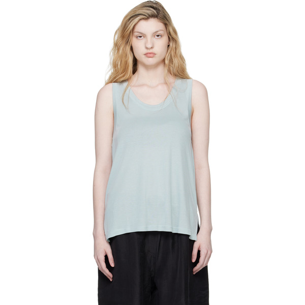  Studio Nicholson Blue Votan Jersey Tank Top 