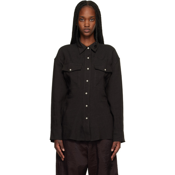  Studio Nicholson Brown Krauss Shirt 