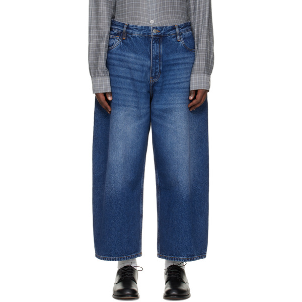  Studio Nicholson Indigo Paolo Jeans 