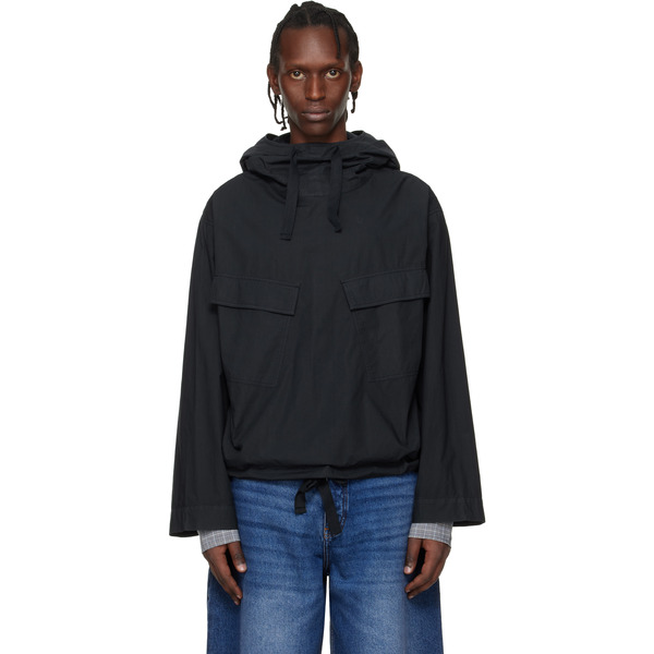  Studio Nicholson Navy Aaron Levine Edition Kirby Popover Jacket 