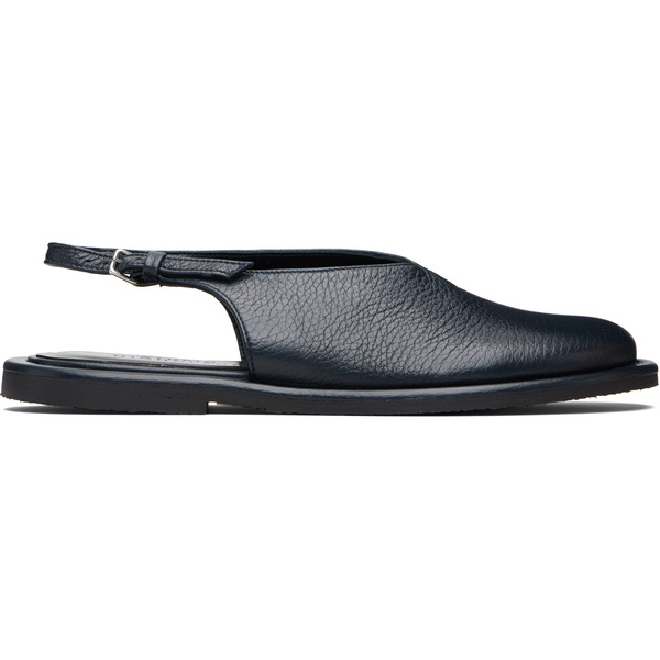  Studio Nicholson Navy Paley Leather Loafers 