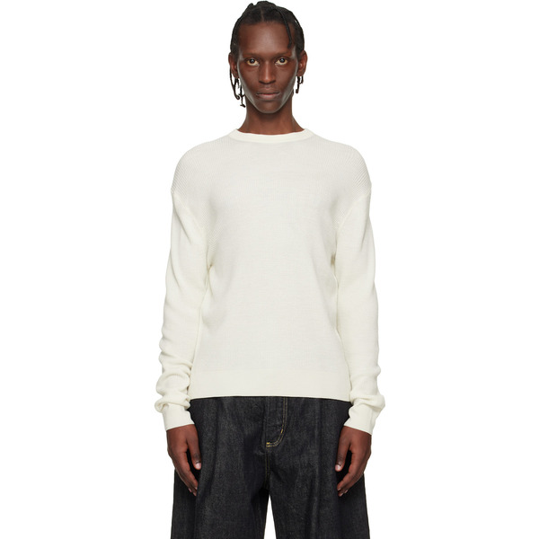  Studio Nicholson Off-white Portland Knit Sweater 