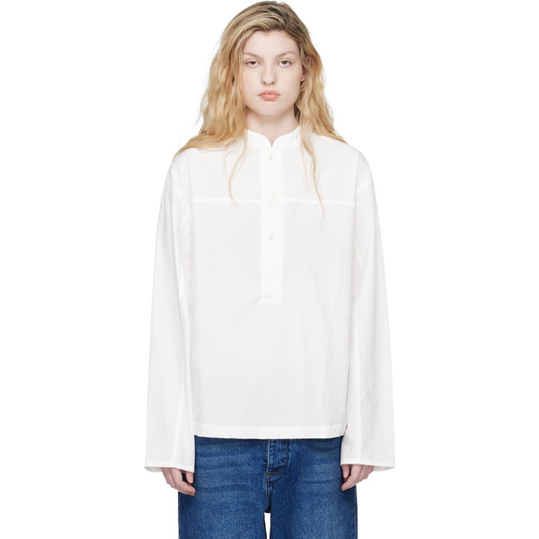  Studio Nicholson White Vega Shirt 