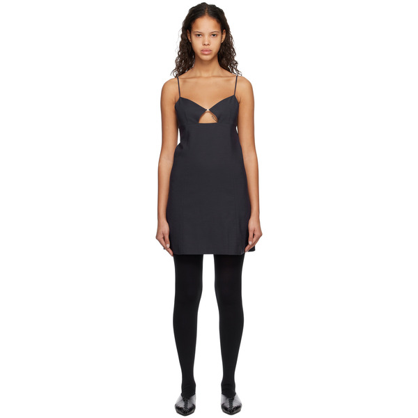  System Navy Cutout Minidress 
