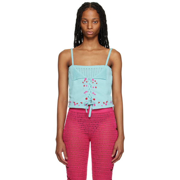  Tach Blue Mary Tank Top 