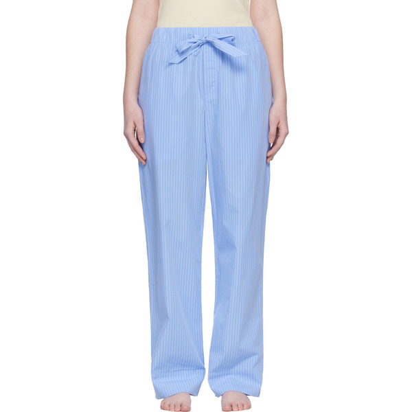  Tekla Blue Poplin Pyjama Pants 