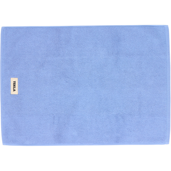  Tekla Blue Terry Bath Mat 