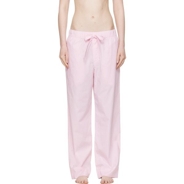  Tekla Pink Poplin Pyjama Pants 