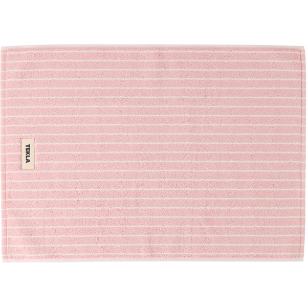  Tekla Pink Terry Bath Mat 