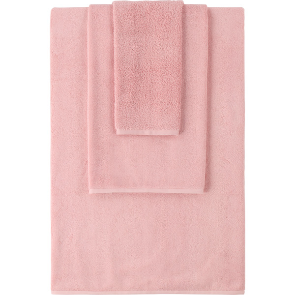  Tekla Pink Terry Towel Set, 3 Pcs 