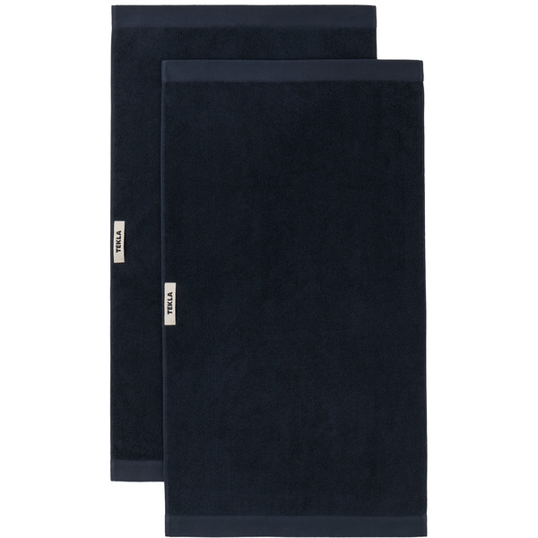 Tekla Ssense Exclusive Navy Terry Heavyweight Hand Towel Set 