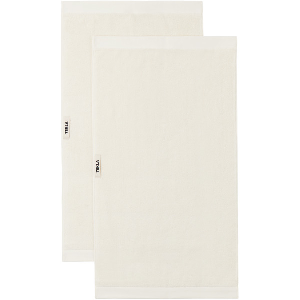  Tekla Ssense Exclusive Off-white Terry Heavyweight Hand Towel Set 