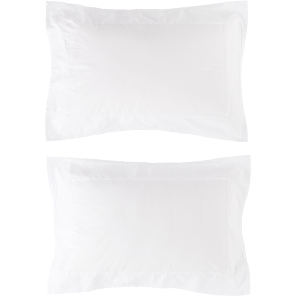  Tekla Two-pack White Odette Pillow Shams 